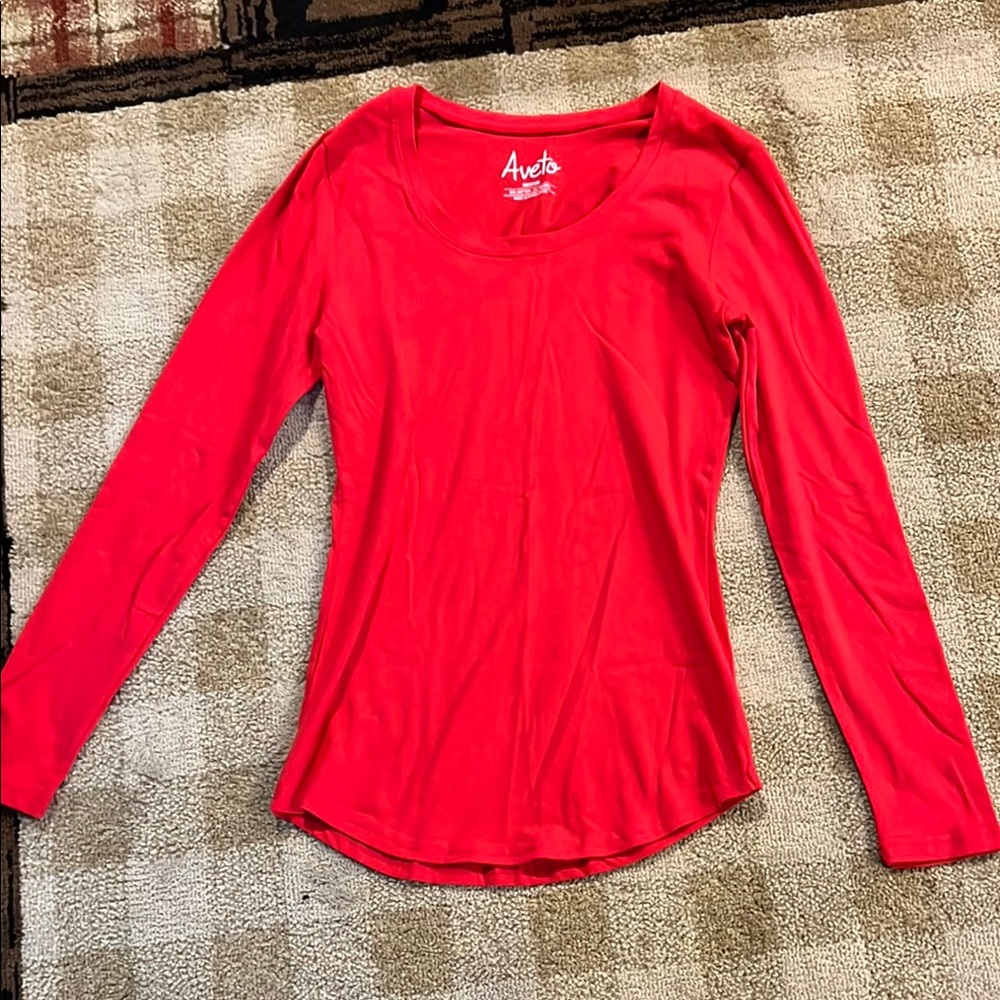 Veto Vibrant Red Long Sleeve Tee